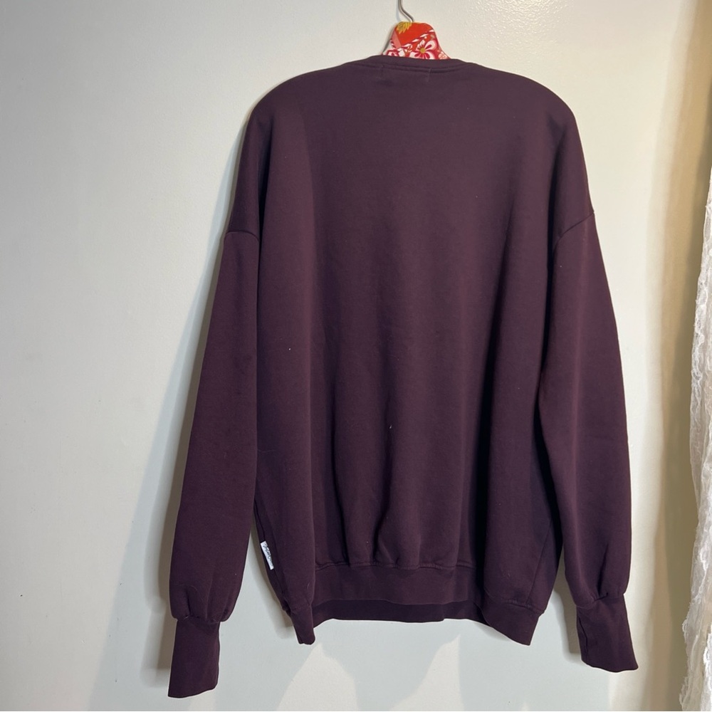 Free People The Laundry Room Heartbrite Jumper Embellished Hearts Sweatshirt S - Picture 7 of 8
